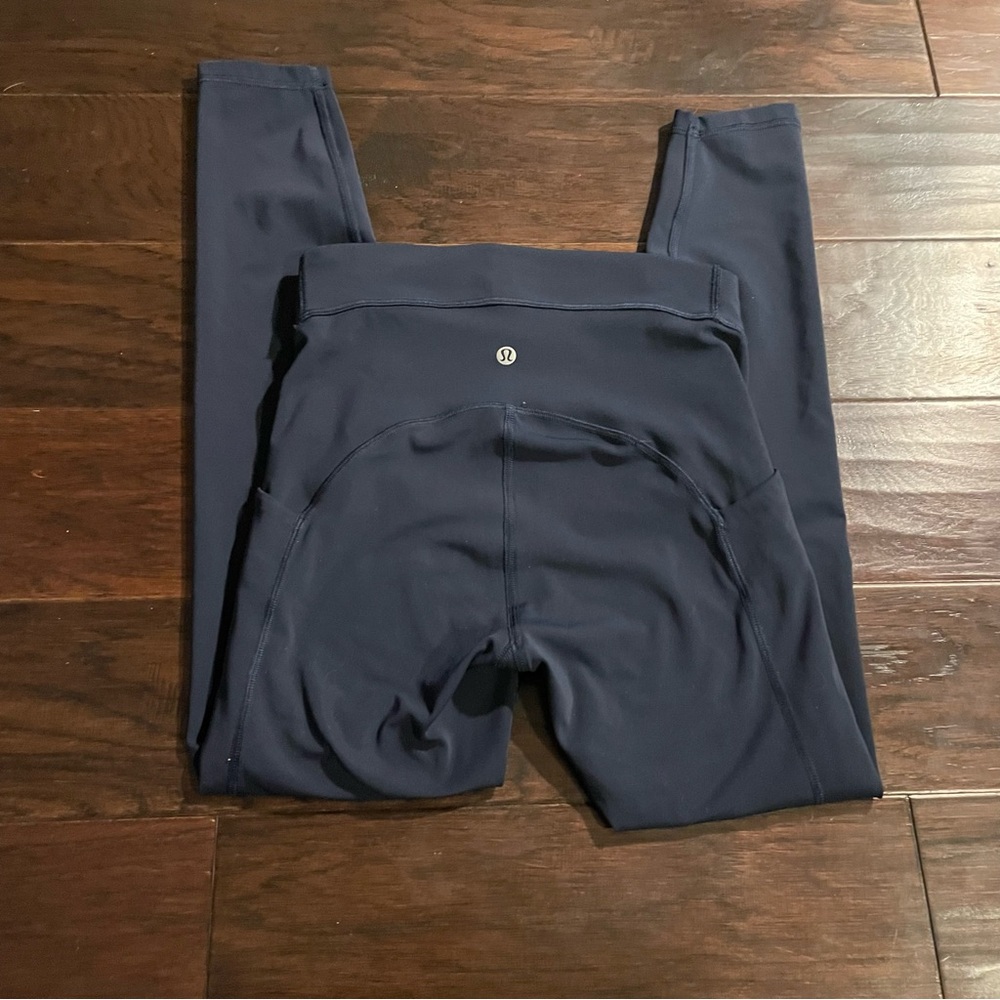 Lululemon Athletica Blue Leggings High-Waisted Performance